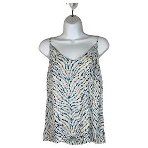 Fabienne Chapot Lora Top Patterned Sleeveless Blouse Women's Size EU 36 US 4